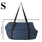 Portable Pet Carrier Bag - Breathable Mesh Winter Warm Foldable Shoulder Handheld Bag, for Small-medium Dogs Cats