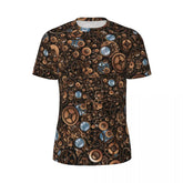 Steampunk Clockwork Vintage Gym Tee