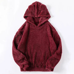 Men’s Plush Rabbit Ears Fleece Hoodie