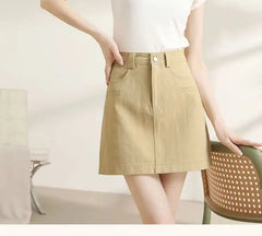 Modern High Waist Mini Skirt