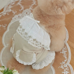 Cute Lace Pet Overalls Jumpsuit