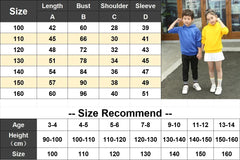 Children Hooded Kids Hoodie Colorful Gradient POLO Letter Print Long Sleeve Pullover Sweatshirt Boy Girl Casual Autumn Outerwear