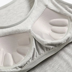 Women's Vest Tops With Built In Padded Bra Vest Slim Fit Tank Tops Sexy Shirts Feminino Casual Underlay Slimming Lingerie Top