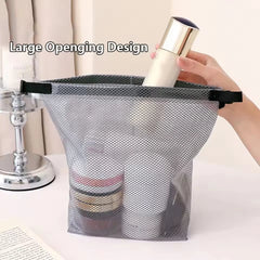 1PC/2PCS Travel Makeup Storage Bag - Large Capacity, Waterproof, Hand-Held, Suitable For Outdoor Swimming And Carrying.