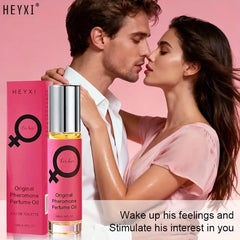 Roll-On Pheromone Perfume - Exohormone Parfum Fruity Floral Scent, Long-Lasting Fragrance, Alcohol-Free, Essential for Dates