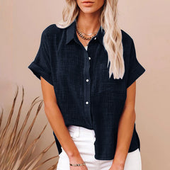 Summer Women Shirts Tops Cotton Linen T-shirt Women Top Camisas Mujer Casual T-Shirt Streetwear Loose Female T-Shirts New Shirt