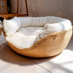 Woven Rattan Cozy Sleeping Nest