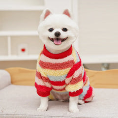 Pet Dog Clothes Soft Warm Fleece Dogs Jumpsuits Pet Clothing for Small Dogs Puppy Cats Clothes Chihuahua Yorkshire Costume Coat