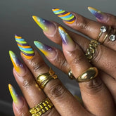 Fall Winter Almond Nail Set