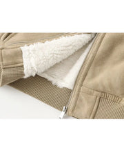 Reversible Fleece Streetwear Winter Jacket