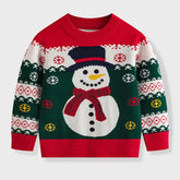 Winter Cartoon Knit Kids Pullover Sweater