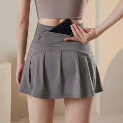High Waist Tennis Skirt Shorts