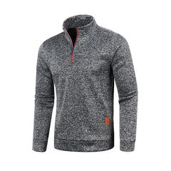 Modern Half Zip Knit Sweatshirt
