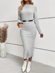 Winter Elegance Slim Fit Dress