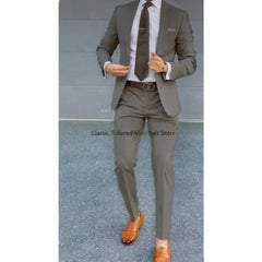 Slim Formal Two Piece Suit