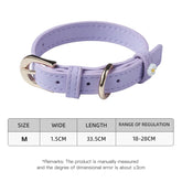 Cute Dog Accessories PU Leather Pet Collar Daisy Decoration Alloy Buckle Head Traction Rope Neck Loop for Cat Teddy Schnauzer