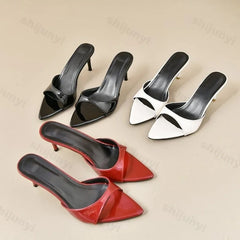 Women's High Heels Summer Slippers Women Sandals Fashion Classic Pointy Open Toe Stiletto Heels Sexy 2026 High-heeled Slippers