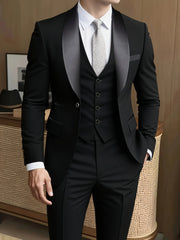 Classic Three-Piece Formal Suit Set