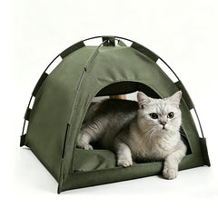 Pet Tent Bed Cats House Supplies Products Accessories Warm Cushions Furniture Sofa Basket Beds Winter Clamshell Kitten Tents Cat