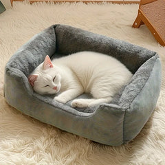 Plush Habitat House Bed for Cats
