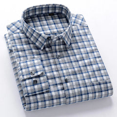 Striped Cotton Long Sleeve Shirt