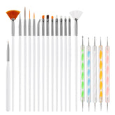 Nail Art Brushes Nail Art Tool Set Nail Dotting Tools Nail Dust Brush Striping Long Lines Nail Drawing Pen Nail Design