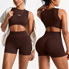 LEOSOXS 2pcs Seamless Yoga Set Gym Clothes Athletic Wear Yoga Suits Women Fitness Set Tracksuits Sports Bra Leggings Sportswear