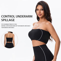 Women's Side Line Contrast Yoga Set Flat Seam Moisture Wicking Anti Rubbing Outdoor Workout Daily Trendy Fitness Two Piece Suit