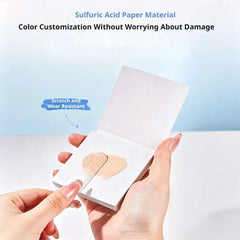 Makeup Mixing Paper,Disposable Foundation Makeup Palette For Nail Art Eye Shadow Pigment Blending,Makeup Palette Mixing Tray