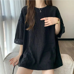 Loose Korean Casual Tee Women