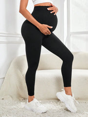 Maternity Leggings Over TheBelly Buttery Soft Pregnancy Workout Pants High Waisted Maternity Activewear for Women