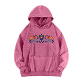 Washed Graphic Oversized Hoodie Women