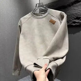 Trendy Tie Dye Hoodie Men Casual Round Neck Pullover Top