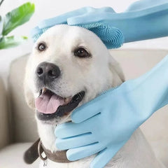 Silicone Shampoo Massaging Glove