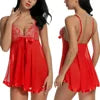 Women Lace Babydoll Nightwear Set