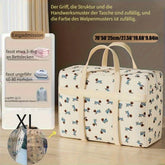 1pc Foldable Luggage Organizer Bag with Cute Puppy Pattern,Large Capacity Space-Saving Travel Storage Bag,Durable Polyester bag