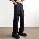 Pants Men's Trendy American Paratrooper Overalls Men's Summer Casual Handsome Outdoor Loose Straight