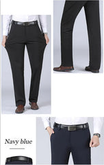 Classic Elastic Business Suit Pants