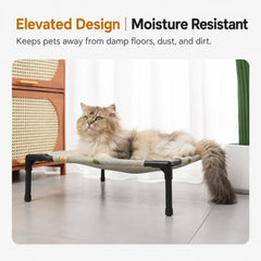 Pet Camping Bed Elevated Bed for Dogs Folding Puppy Camping Bed Cat House Portable Removable Washable Puppy Beds Dog Hammock