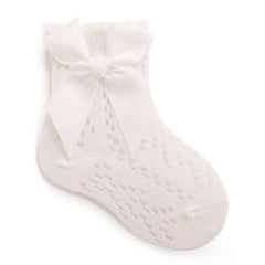 Baby Girl Lace Ruffle Grip Socks