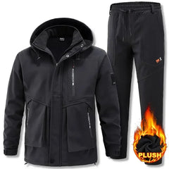 Winter Padded Hiking Jacket Suit