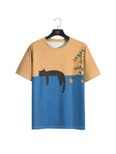 Y2K Anime Cat Printed Tee