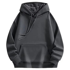 Soft and skin friendly hoodie men's solid color autumn and winter hot selling simple and comfortable sports shirt
