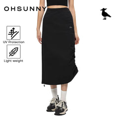 OhSunny Anti-UV Cargo Long Skirt with Adjustable Hem