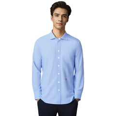 Embroidered Plaid Casual Street Shirt