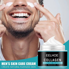 Collagen Creams For Men Smooth Wrinkle Younger Face Cream Firming Moisturizing Hyaluronic Acid Whitening Cream Facial Skin Care