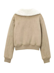 Reversible Fleece Streetwear Winter Jacket