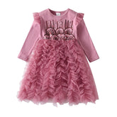 Ruffled Sequin Princess Party Dress