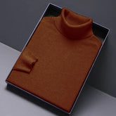 Minimal Turtleneck Knit Pullover