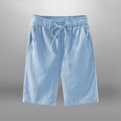 Cotton Linen Casual Beach Shorts